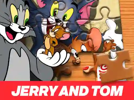 Jwèt Jerry and Tom Jigsaw Puzzle sou entènèt