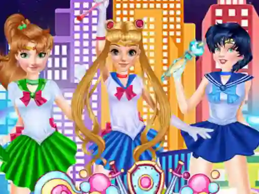 Jwèt Sailor Moon Cosplay Show sou entènèt