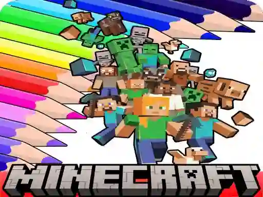 Jwèt Coloring Book for Minecraft sou entènèt