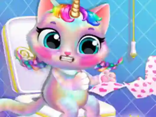Jwèt Twinkle My Unicorn Cat Princess Caring sou entènèt