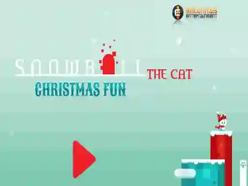 Jwèt Snowball The Cat Christmas Fun sou entènèt
