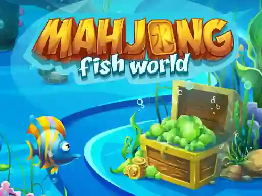 Jwèt Mahjong Fish World sou entènèt