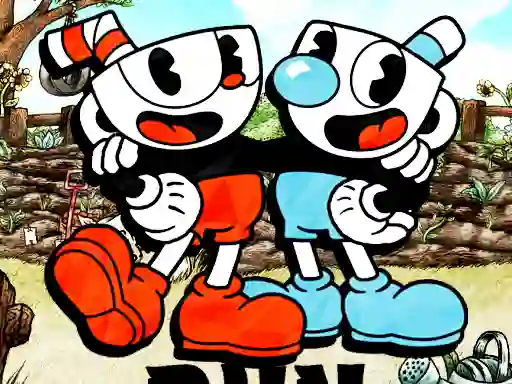 Jwèt Cuphead Run version sou entènèt