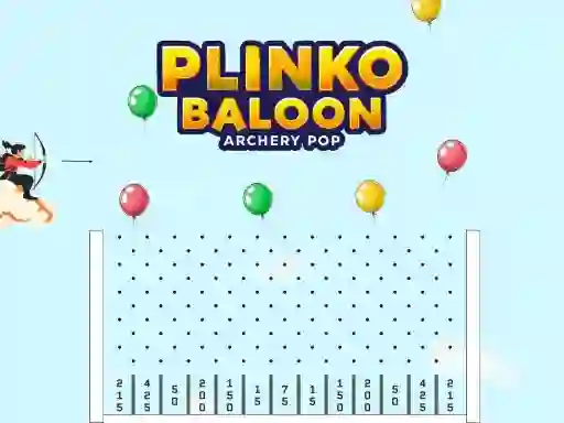 Jwèt Plinko Ballon Archery Pop sou entènèt