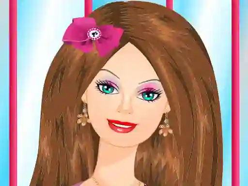 Jwèt Barbie Party Makeup sou entènèt
