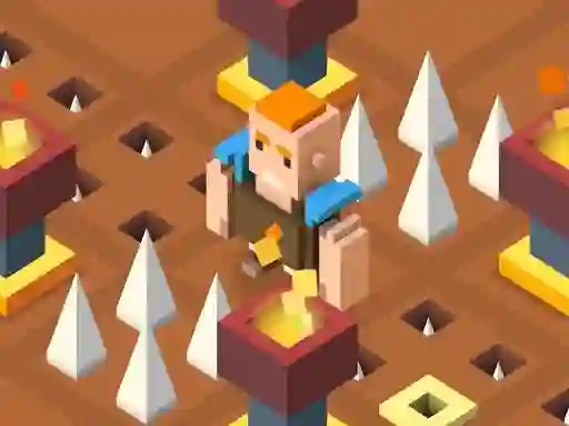 Jwèt Endless Blocky Platformer sou entènèt