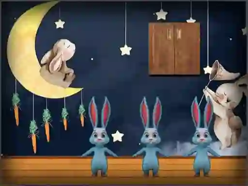 Jwèt Amgel Bunny Room Escape 2 sou entènèt