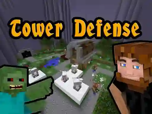 Jwèt Minecraft Tower Defense sou entènèt