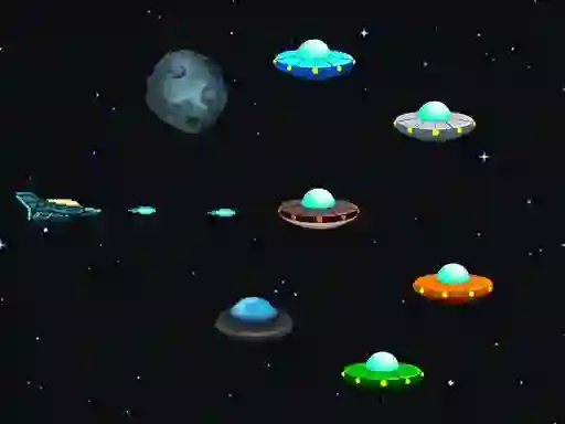 Jwèt UFO Space Shooter sou entènèt