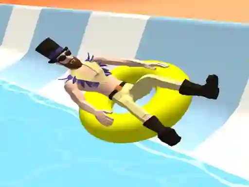 Jwèt Aquapark.io Water Slide Park sou entènèt