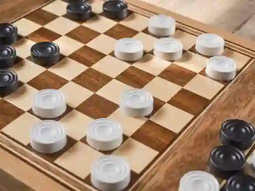 Jwèt Checkers Two Player sou entènèt