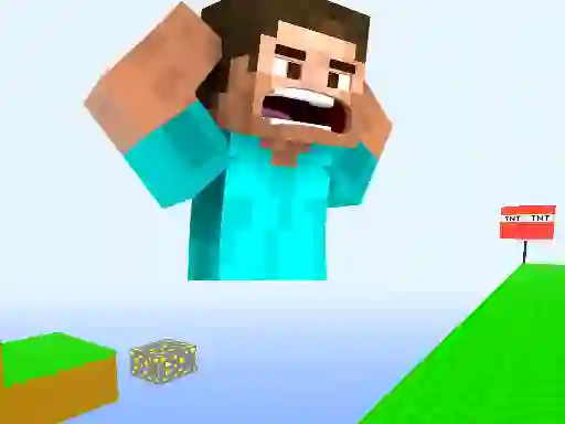 Jwèt Minecraft - Gold Steve sou entènèt