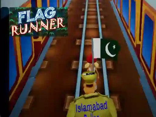 Jwèt Flag Runner sou entènèt