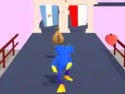 Jwèt Haggo Jaggo Runner exam sou entènèt