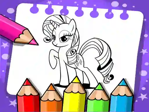 Jwèt My Little Pony Coloring Book sou entènèt