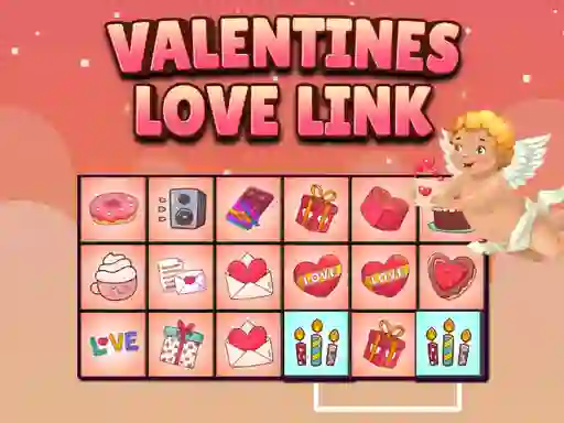 Jwèt Valentines Love Link sou entènèt