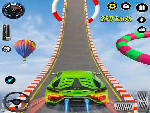 Jwèt Car Stunt Ramp Challenge sou entènèt