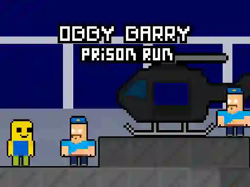 Jwèt Obby Barry Prison Run sou entènèt