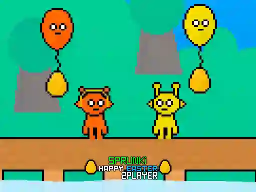 Jwèt Sprunki Happy Easter 2Player sou entènèt