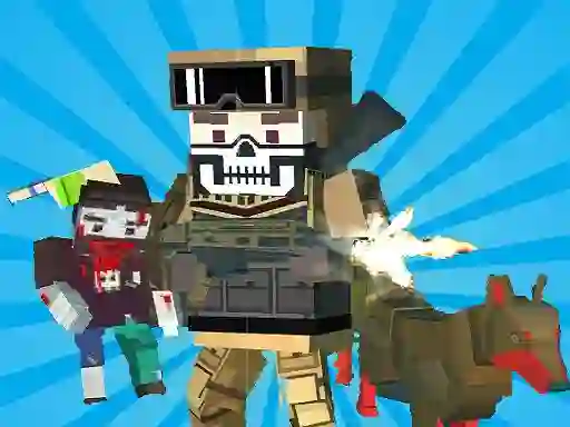 Jwèt Crazy Pixel Apocalypse 9 sou entènèt