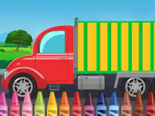 Jwèt Truck Coloring sou entènèt