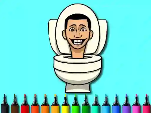 Jwèt Color Skibidi Toilet sou entènèt