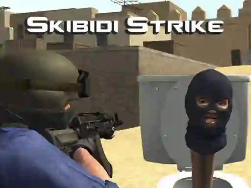 Jwèt Skibidi Strike sou entènèt