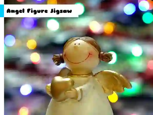 Jwèt Angel Figure Jigsaw sou entènèt