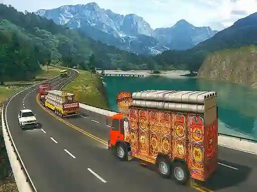 Jwèt Indian Cargo Truck Gwadar Port Game sou entènèt