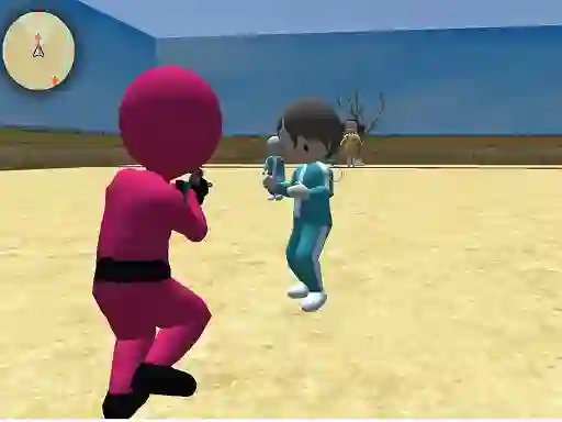Jwèt Squid Game: Shooting Survival sou entènèt
