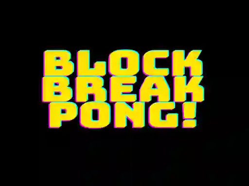 Jwèt Block break pong! sou entènèt