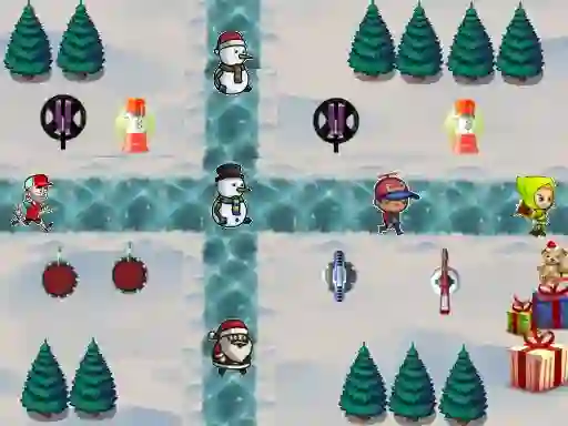 Jwèt Christmas Defense sou entènèt