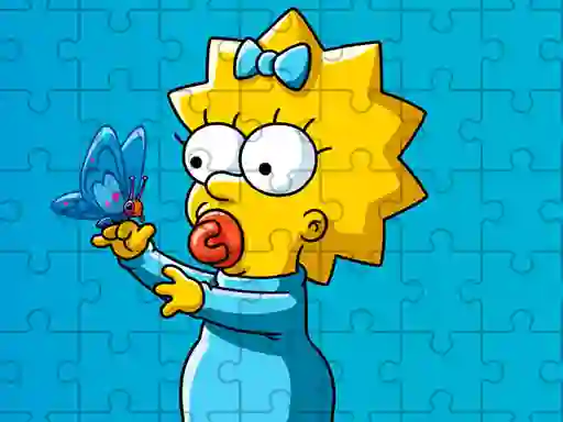 Jwèt The Simpsons Puzzle sou entènèt