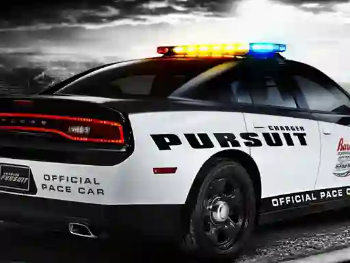 Jwèt Police Cars Slide Puzzle sou entènèt