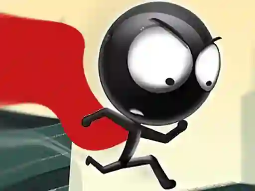 Jwèt Stickman Run sou entènèt