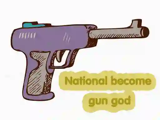Jwèt National become gun god sou entènèt