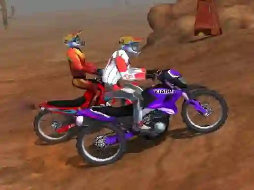 Jwèt Motocross Racing sou entènèt