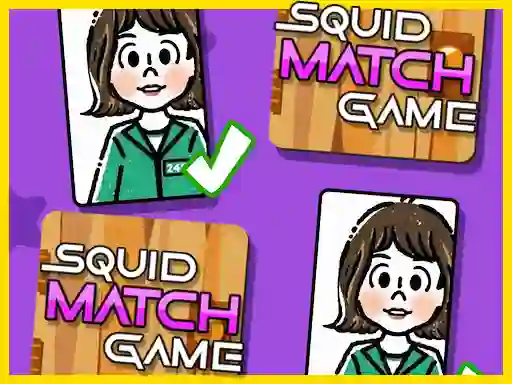 Jwèt Squid Match Game sou entènèt