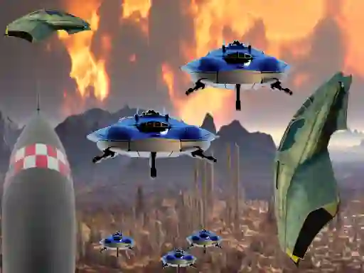 Jwèt Ufo Mars sou entènèt