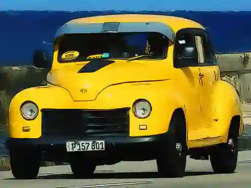 Jwèt Cuban Taxi Vehicles sou entènèt