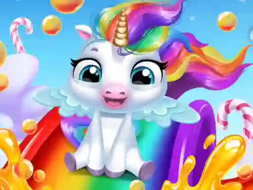 Jwèt Glitter Unicorn Dress Up Girls sou entènèt
