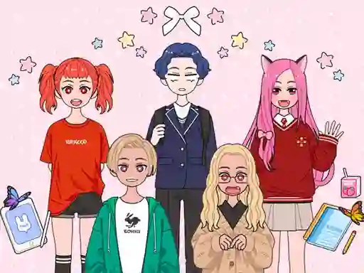Jwèt Fun Dress Up Game sou entènèt