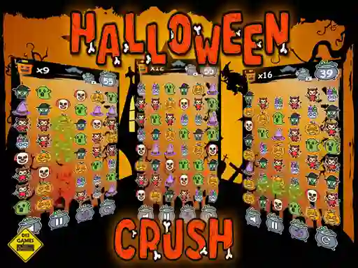 Jwèt Halloween Crush sou entènèt