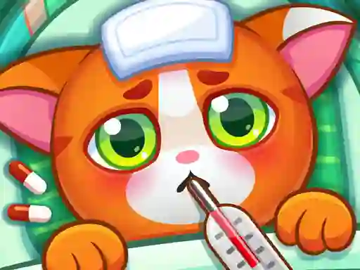 Jwèt Cat Doctor Simulator sou entènèt