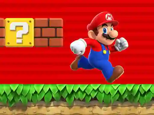 Jwèt Mario Runner Mobile sou entènèt