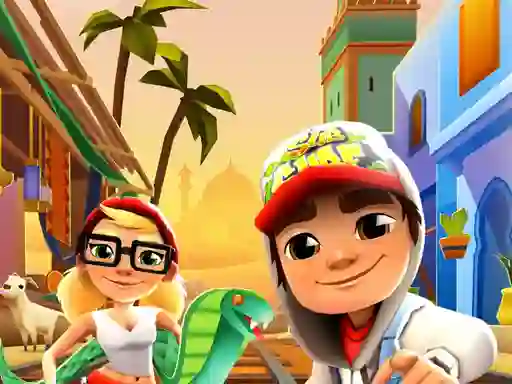 Jwèt Subway Surfers World Tour: Marrakesh sou entènèt