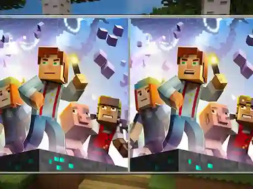 Jwèt Minecraft Differences sou entènèt