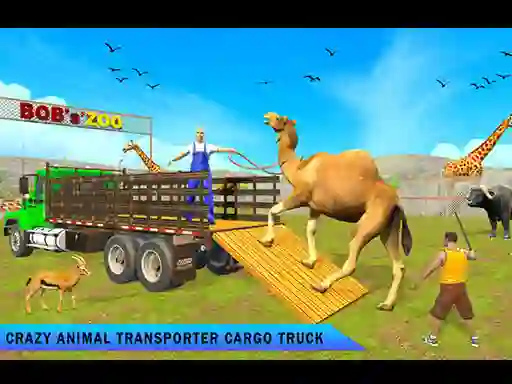 Jwèt Zoo Animal Transport Game sou entènèt