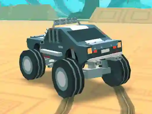 Jwèt Monster Truck Stunts sou entènèt