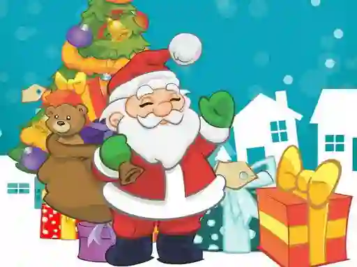 Jwèt Santa Claus New Year's Eve sou entènèt